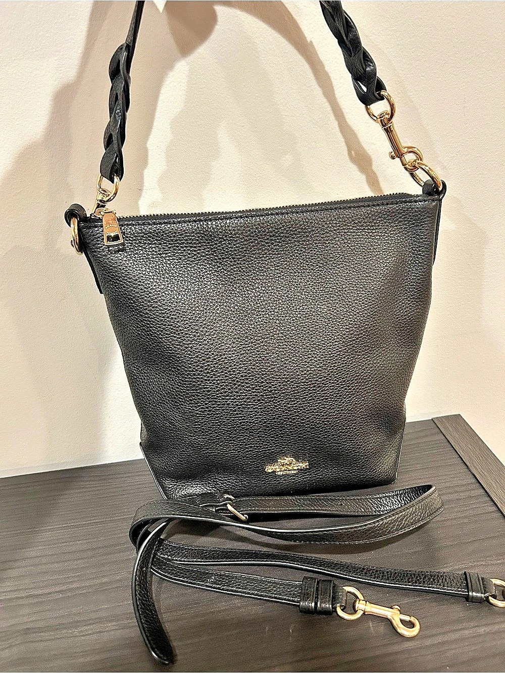 Coach Abby Duffle Bag Black Style #F67025